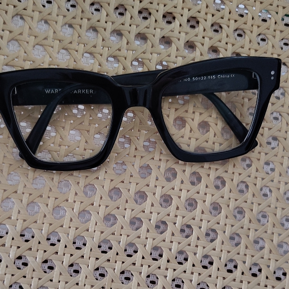 Warby Parker Bold Black Eyeglasses